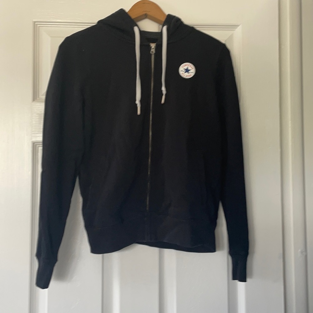 Converse zip up hoodie